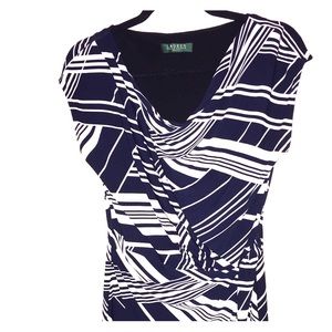 Ralph Lauren mock wrap dress. Comfortable & classy